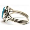 Image 2 : Navajo Spider Web Kingman Turquoise Sterling Silver Cuff Bracelet - Mary Ann Spencer