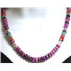 Image 2 : Navajo Sugilite & Multi-Stone Necklace - Tommy Singer