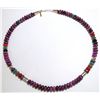 Image 3 : Navajo Sugilite & Multi-Stone Necklace - Tommy Singer