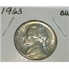 Image 1 : 1963 JEFFERSON NICKEL *RARE BU HIGH GRADE*!!