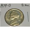 Image 1 : 1979-D JEFFERSON NICKEL *RARE BU UNC HIGH GRADE - NICE COIN*!!