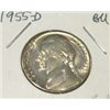 Image 1 : 1955-D JEFFERSON NICKEL *RARE BU UNC HIGH GRADE*!!