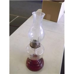 Kerosene lamp - Red base