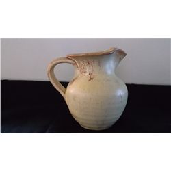 vintage off white Cole North Carolina pottery jug