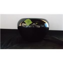 vintage Peters & Reed Mirror Black Ohio art potter