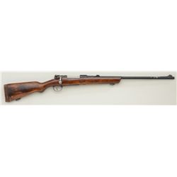 Sporterized Argentine Mauser Model 1908  bolt-action rifle, 7.65mm cal., 22” barrel,  black finish, 