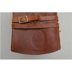 “Jumbo Brand” heavy leather rifle scabbard by  The Schoellkopf Co. of Dallas, Texas in  overall very