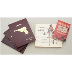 Bonanza lot of gun and Western reference  books, most hardback and mostly out-of-print  including Bu