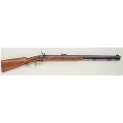 Modern Thompson Center Arms single shot  percussion half stocked blackpowder rifle,  .54 cal., 26” h