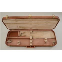 Browning hard case for 28" shotgun two barrel  set, 32" x 10.75" overall, light brown vinyl  with cr