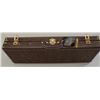 Image 2 : Browning  hard case for 26" barreled shotgun   two barrel set, 28.5" x 10.5" overall, dark  brown vi