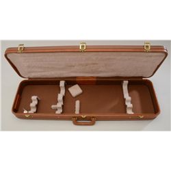 Browning hard case for 34" shotgun two barrel  set, 36.25" x 10.75" overall, light brown  vinyl with