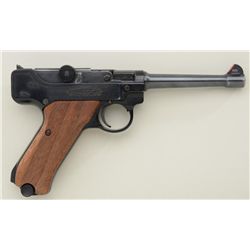 Copy of a Luger semi-auto pistol by Stoeger  Arms Corp. of Hackensack, New Jersey, .22LR  cal., 5-1/