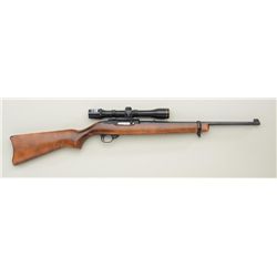 Ruger Model 10/22 semi-auto carbine, .22LR  cal., 18-1/2” barrel, blue finish, wood  stock, #123-285