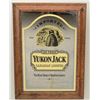 Image 1 : Framed Yukon Jack Canadian Liqueur bar mirror  in overall good condition approx. 26” x 19”.   Est.: 
