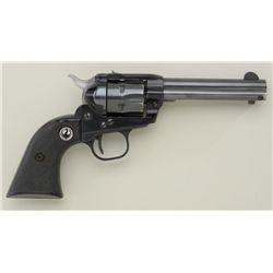 Ruger Single Six Model single action  revolver, .22 cal., 4-1/2” barrel, black  finish, checkered bl