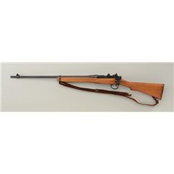 Sporterized Enfield No. 4 MK I bolt-action  rifle, .303 cal., 25” barrel, no magazine,  wood stock, 