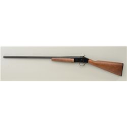 Sears single shot top break shotgun, 20  gauge, 28” barrel, black finish, wood stocks,  P567892. Thi