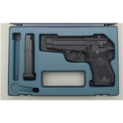 Beretta Model 84F DA semi-auto pistol, .380  cal., 3-3/4” barrel, mat black finish,  checkered black