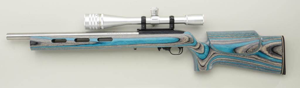 Customized Ruger Model 10/22 semi-auto rifle with 18” Green Mountain ...