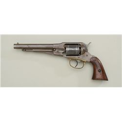 Remington-Rider DA New Model Belt percussion  revolver, .36 cal., 6-1/2” octagon barrel,  brass trig