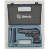 Image 4 : Beretta Model 85F DA semi-auto pistol in  factory blue hardcase with extra magazine and  cleaning br