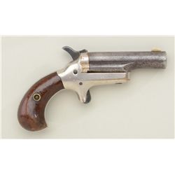 Colt antique single shot derringer, .41 cal.,  2-1/2” barrel, blue finish, nickel plated  brass fram