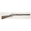 Image 1 : Winchester Model 1873 lever action rifle in  relic condition, .44 cal., 20” octagon  barrel, wood st