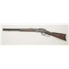 Image 2 : Winchester Model 1873 lever action rifle in  relic condition, .44 cal., 20” octagon  barrel, wood st