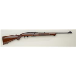 Winchester Model 100 semi-auto rifle, .308  Win. cal., 22” round barrel, blue finish,  checkered woo