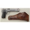 Image 2 : Colt Model 1902 Sporter semi-auto pistol, .38  cal., 6” barrel, blue finish, checkered  black hard r
