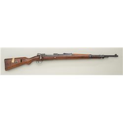 German Mauser Model 98 bolt-action rifle,  nazi proofed, 7.92mm cal., 24” barrel,  military blue fin