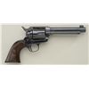 Image 2 : Colt SAA revolver converted to .38 Special  cal., 5-1/2” barrel, re-blued finish,  checkered hard ru