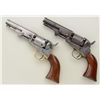 Image 2 : Lot of two Colt Model 1849 Pocket percussion  revolvers, each .31 cal., each with a 4’  barrel, blue