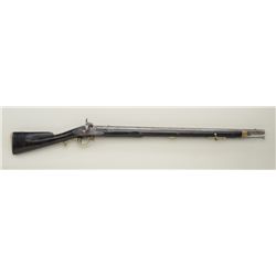 Large percussion English single shot rifle  marked “Lacy & Co., London”, .75 cal., 33”  barrel, bras