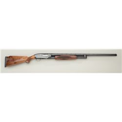 Winchester Model 12 takedown pump action  shotgun, 12 gauge, 2-3/4” chamber, full  choke, 30” barrel