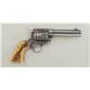 Image 2 : Colt SAA revolver, .41 cal., 4-3/4” barrel,  blue and case hardened finish, thick stag  grips, #2267