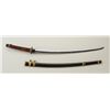 Image 1 : Japanese samurai sword and scabbard approx.  39” overall with an approx. 27-1/2” blade in  overall v