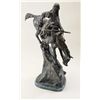 Image 1 : High quality older re-cast large bronze of an  Indian hunter with rifle on horseback by  Frederic Re