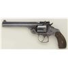 Image 2 : Smith & Wesson top break DA revolver, .38  cal., 5” barrel, blue finish, checkered black  hard rubbe
