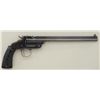 Image 2 : Smith & Wesson  First Model Single Shot Model  of 1891 pistol, .22 cal., 10” barrel, blue  finish, c