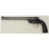 Image 3 : Smith & Wesson  First Model Single Shot Model  of 1891 pistol, .22 cal., 10” barrel, blue  finish, c