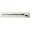 Image 1 : Unmarked percussion studio prop gun, approx.   .65 cal., 51” half round/half octagon  barrel, wood f
