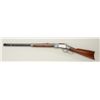 Image 2 : Winchester Model 1873 lever action rifle, .32  WCF cal., 24” octagon barrel, re-blued  finish with r