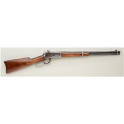 Winchester Model 1894 lever action SRC, 25-35  W.C.F. cal., 20” barrel, blue finish, wood  stocks, R