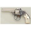 Image 1 : Smith & Wesson .32 Safety Hammerless DA  revolver, .32 S&W cal., 3-1/2” barrel, nickel  finish, gold