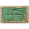 Image 1 : Original box of 5 cartridges for the Sharps  Rifle by Union Metallic Cartridge Co. with  green label