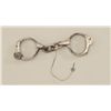 Image 2 : Antique H&R Arms Co. pair of handcuffs with  key showing approx. 60% original nickel  finish with ba