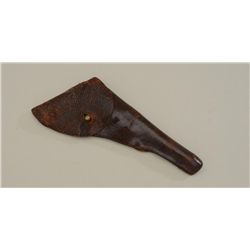 Classic military style leather flap holster  for a Colt Model 1860 Army revolver in  overall fair co