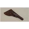 Image 1 : Classic military style leather flap holster  for a Colt Model 1860 Army revolver in  overall fair co